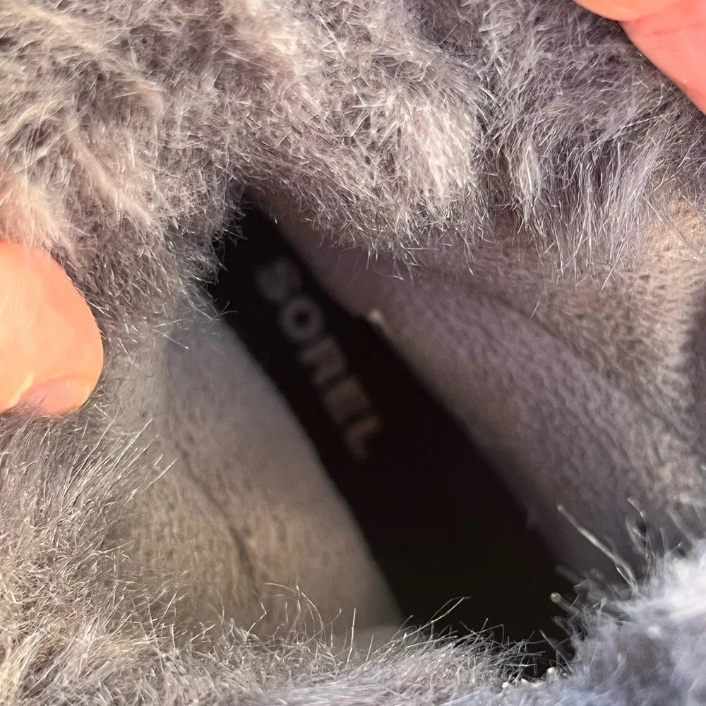 Sorel Gray and Pink Winter Waterproof Boots